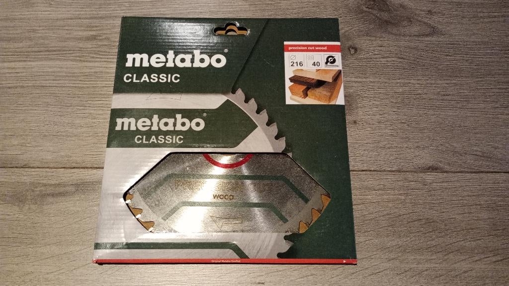 Metabo zaagblad 216 mm afkortzaag -NIEUW-, Doe-het-zelf en Verbouw, Gereedschap | Zaagmachines, Ophalen, Nieuw, Afkortzaag, 30 tot 70 mm