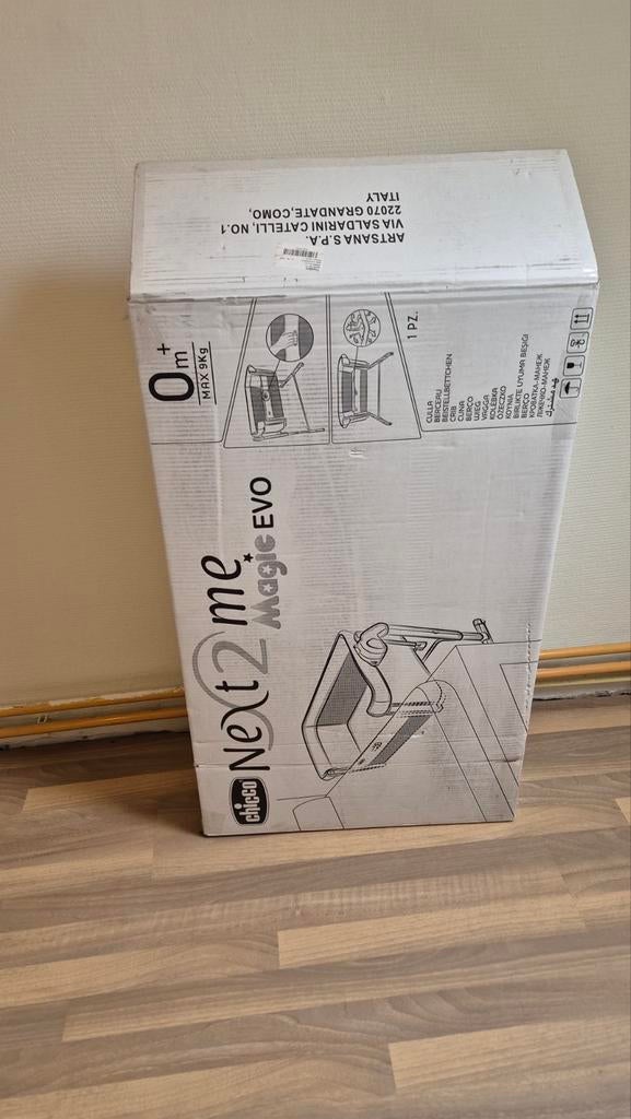Chicco Next2Me Magic Evo wieg, Kinderen en Baby's, Babywiegjes en Ledikanten, Zo goed als nieuw, Wieg, Ophalen of Verzenden