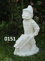 Tuin Kabouter met kruiwagen. nr 0151, Tuin en Terras, Ophalen, Nieuw, Beton, Abstract beeld