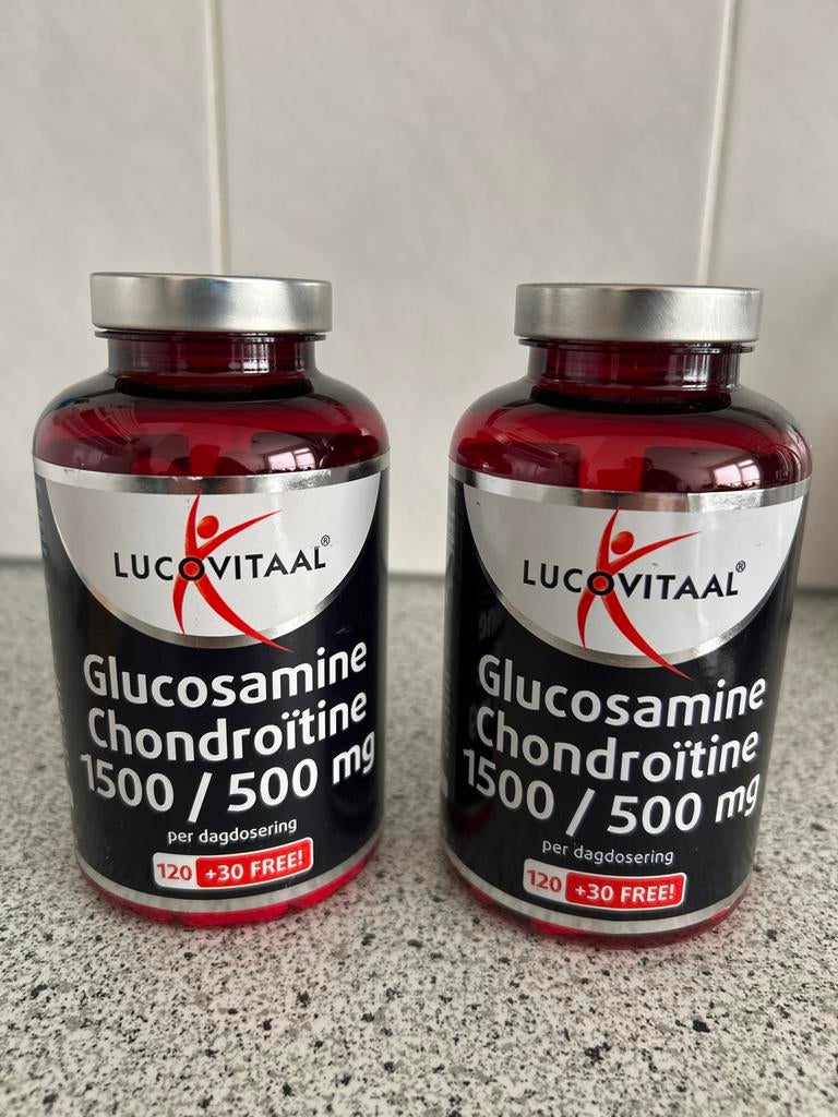 2x Lucovitaal Glucosamine Chondroïtine 1500/500 mg, Ophalen of Verzenden, Nieuw, Overige typen
