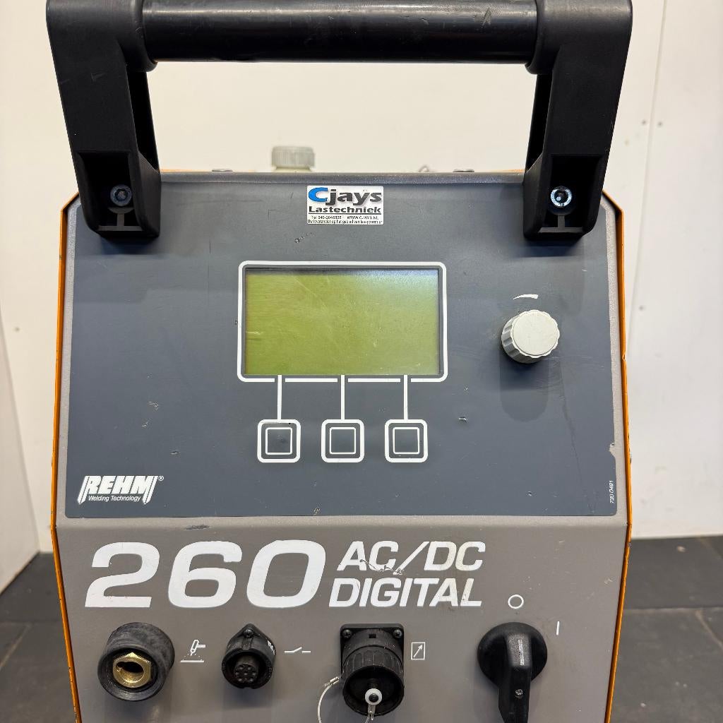 Gebruikte TIG Rehm Invertig 260 ACDC DIgital Lasapparaat WTG, Doe-het-zelf en Verbouw, Gebruikt, Rehm Schweißtechnik GmbH, Info@rehm.de