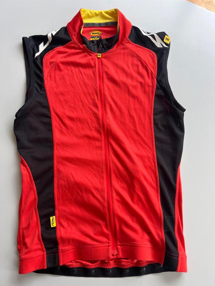Mavic Fietsvest Rood Zwart Maat L - nieuw, Fietsen en Brommers, Fietsaccessoires | Fietskleding, Nieuw, Heren, Bovenkleding, L
