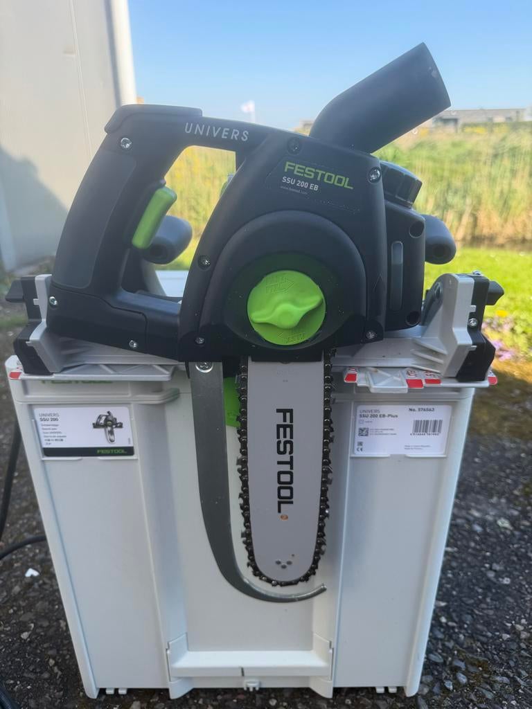Festool Zwaardzaag SSU 200 EB-Plus - Zo goed als nieuw, Ophalen, 70 mm of meer, Overige typen, Zo goed als nieuw