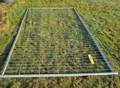 Bouwhek 350x200cm bouwhekken met kunststof voet voeten, Ophalen, Gebruikt, ., .