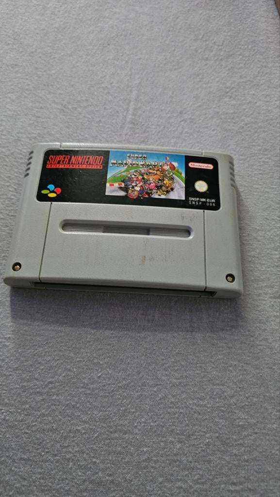 Super Mario Kart SNES - Klassieke Racegame, Spelcomputers en Games, Games | Nintendo Super NES, Ophalen, Gebruikt, Racen en Vliegen