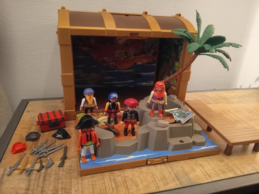 Playmobil Piraten Schatkist 4432, Ophalen of Verzenden, Zo goed als nieuw