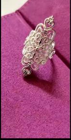 Zilveren ring groot! Gemerkt 925 Mooi uitgesneden, 18 tot 19, Ophalen of Verzenden, Zo goed als nieuw, Dame