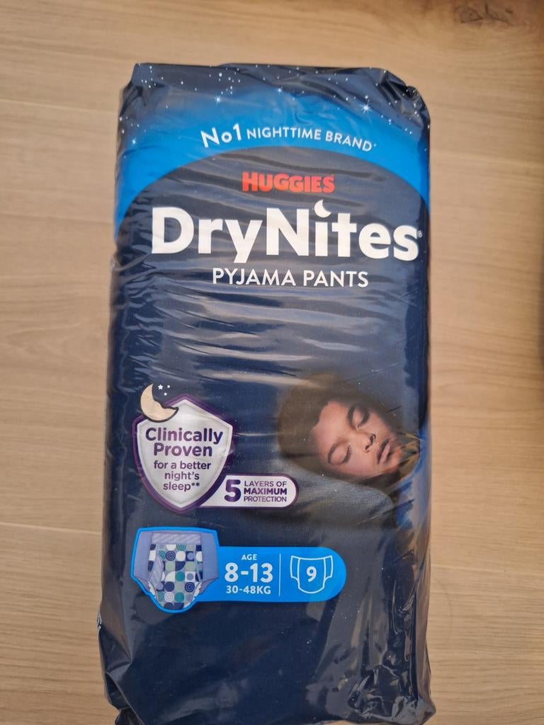 Huggies DryNites Pyjama Pants 8-13 jaar, Ophalen of Verzenden, Nieuw, Huggies, Jongetje