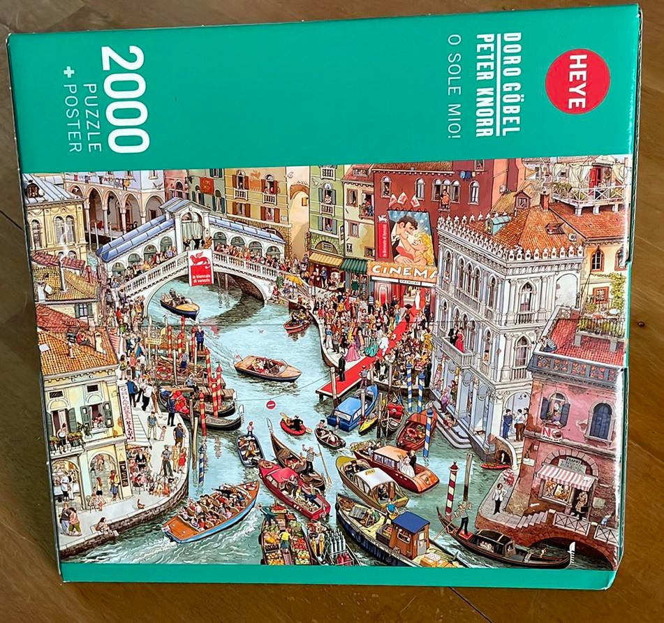 Puzzel Heye, O Sole Mio,Comic, Venetië 2000 st. Nieuw, Ophalen of Verzenden, Nieuw