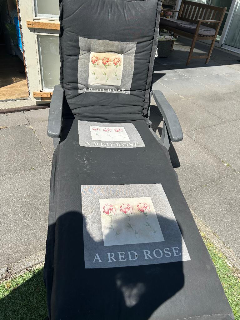 Ligbed met kussen, Ophalen, Gebruikt, Plastic, Verstelbaar