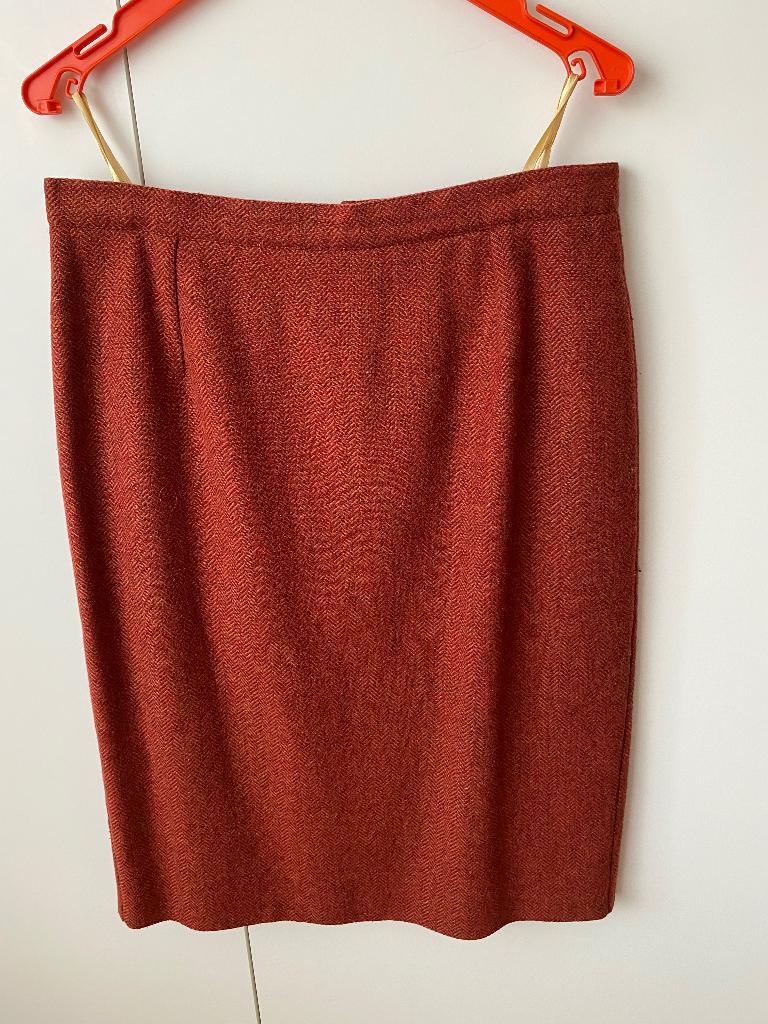 Rok, Bruin, Maat 42/44 (L), Ophalen of Verzenden, Knielengte