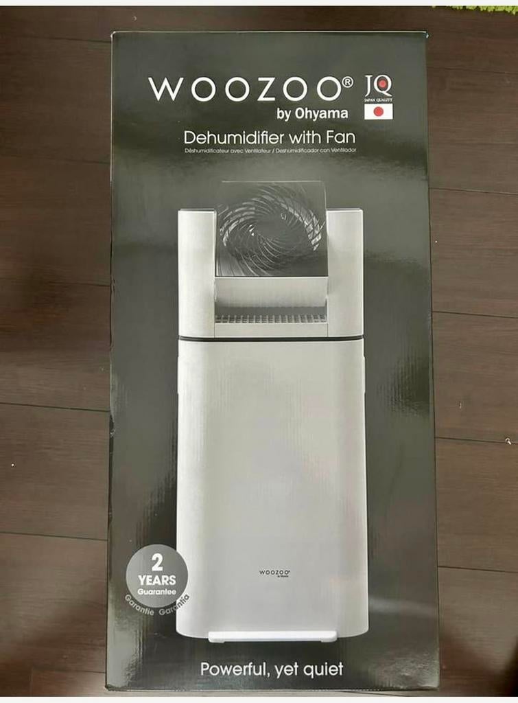 Woozoo luchtontvochtiger met ventilator., Witgoed en Apparatuur, Ophalen of Verzenden, Nieuw, Luchtontvochter