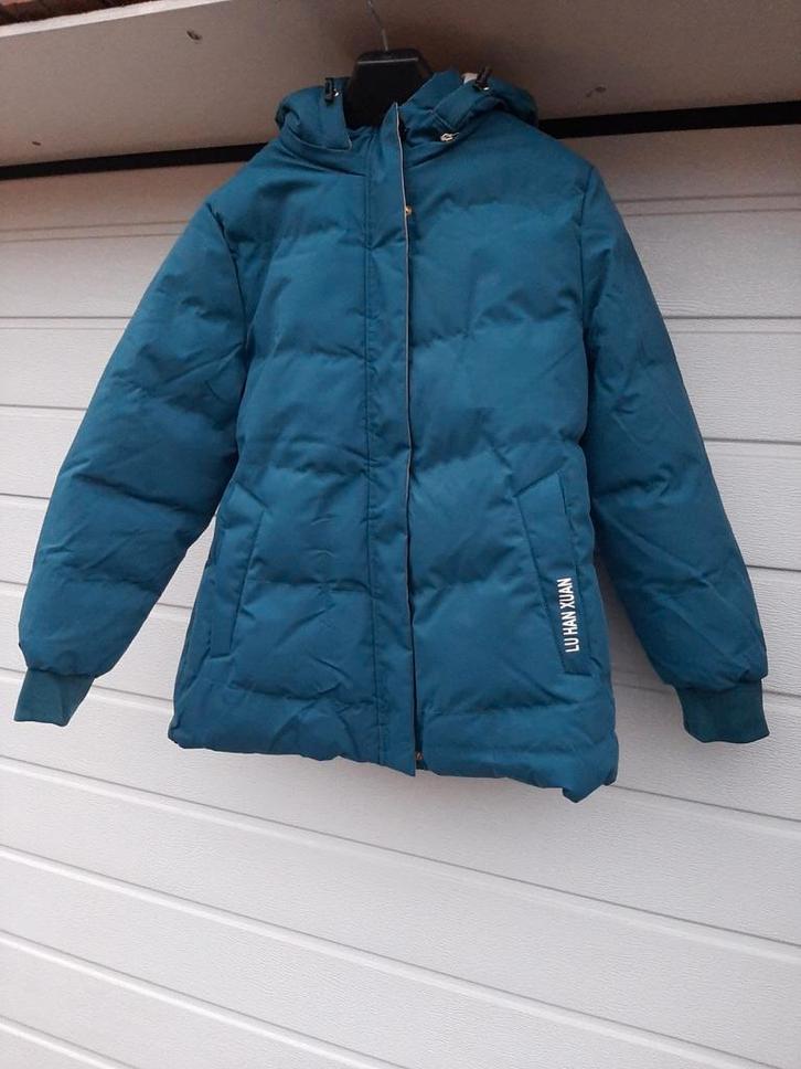 Winterjas maat M, Kleding | Dames, Jassen | Winter, Maat 38/40 (M), Blauw, Ophalen of Verzenden