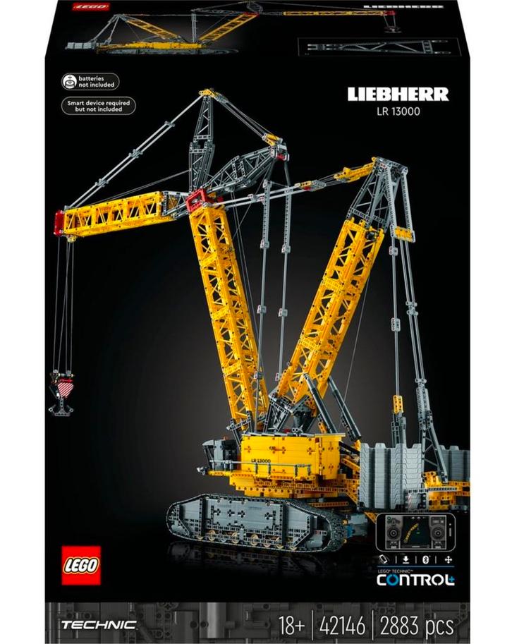 LEGO Technic Liebherr LR 13000 Kraan (42146), Kinderen en Baby's, Speelgoed | Duplo en Lego, Zo goed als nieuw, Lego, Complete set