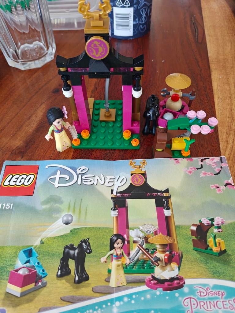 Lego Disney Mulan Trainingskamp (41151) - Zo goed als nieuw, Ophalen, Compleet, Lego, Zo goed als nieuw