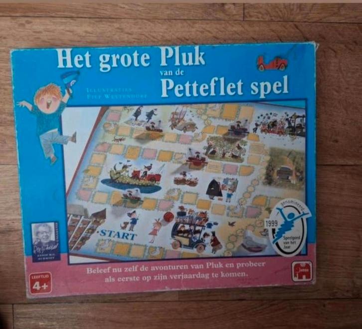 Het grote Pluk van de Petteflet spel - Gezelschapsspel, Hobby en Vrije tijd, Gezelschapsspellen | Bordspellen, Gebruikt, Drie of vier spelers