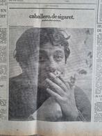 Reclame Caballero sigaret met Jules Croiset (1970), Ophalen of Verzenden, 1960 tot 1980, Knipsel(s)