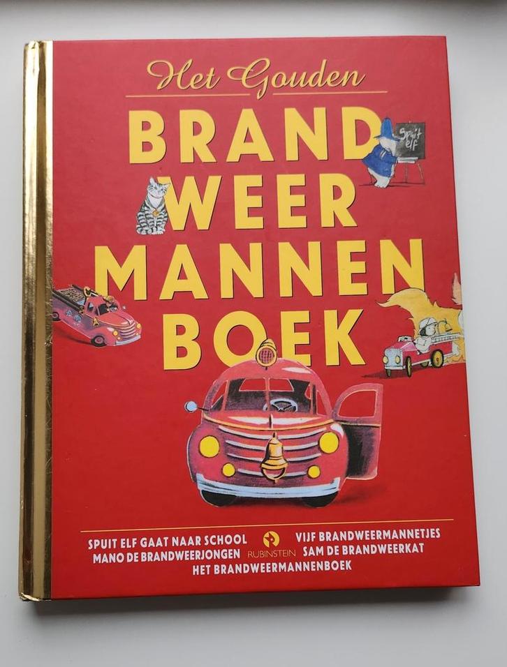 Het Gouden Brandweermannenboek - Spannende Verhalen, Boeken, Kinderboeken | Jeugd | onder 10 jaar, Gelezen, Fictie algemeen, Ophalen of Verzenden