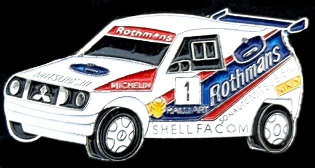 Mitsubishi Rothmans sport pin, Verzenden, Nieuw, Sport, Speldje of Pin