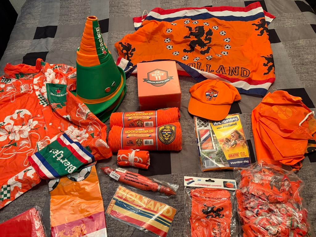 Oranje voetbal artikelen ⚽️, Ophalen of Verzenden, Zo goed als nieuw