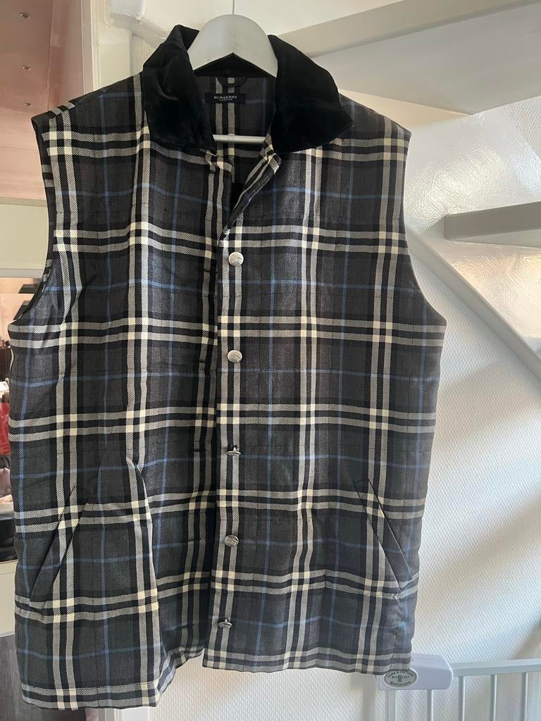 Burberry London bodywarmer  met ruitpatroon XXL, Verzenden, Gedragen, Zwart