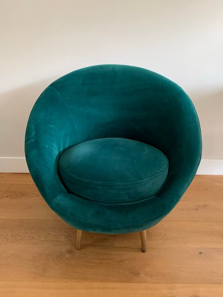 Groene fauteuil, Ophalen, Gebruikt, Overige kleuren, Eén