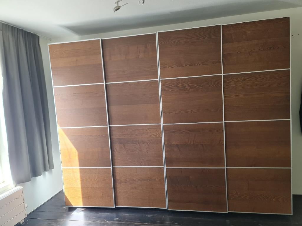 Kledingkast IKEA pax 300x236cm Leveren en monteren mgl, 200 cm of meer, Ikea, Met klep(pen), Ophalen of Verzenden
