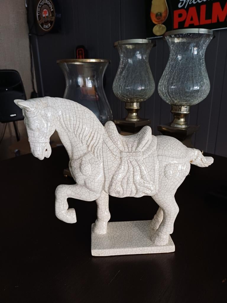 Craquelé Paard Decoratiebeeld, Ophalen