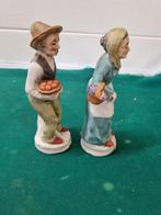 beeld man vrouw vintage porselein, Verzamelen, Beelden en Beeldjes, Ophalen of Verzenden