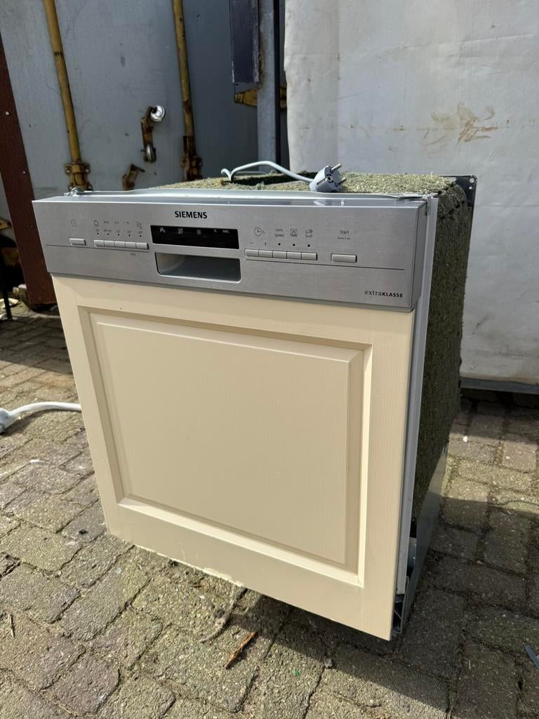 Vaatwasser - Siemens - halve inbouw, Ophalen, Gebruikt, Minder dan 85 cm, Inbouw