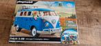 Playmobil volkswagen t1 vw campingbus 71409 edeka blauw, Ophalen of Verzenden, Nieuw, Elektrisch, Overige merken