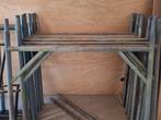 Stalen Steiger H-jukken, Doe-het-zelf en Verbouw, Steigers, Ophalen, Gebruikt, Gevelsteiger, 5 meter of hoger