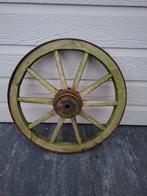 Boeren karrewiel, wagenwijd, koetswiel, Ophalen of Verzenden, Gebruikt