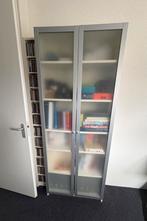 Billy boekenkast met deuren, Huis en Inrichting, Kasten | Boekenkasten, Ophalen, 200 cm of meer, 50 tot 100 cm, Zo goed als nieuw
