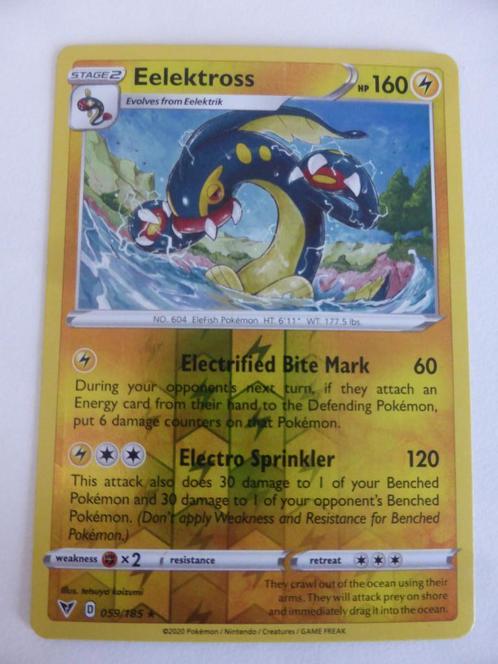 Eelektross 059/185 (Pd2), Hobby en Vrije tijd, Verzamelkaartspellen | Pokémon, Zo goed als nieuw, Losse kaart, Ophalen of Verzenden