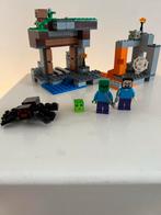 Lego Minecraft The Abandoned Mine 21166, Ophalen of Verzenden, Zo goed als nieuw, Complete set, Lego