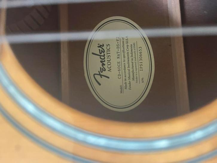 Fender Akoestische Gitaar, Muziek en Instrumenten, Snaarinstrumenten | Gitaren | Akoestisch, Gebruikt, Western- of Steelstringgitaar