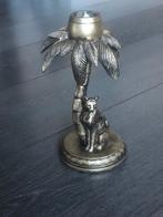 Bijzondere Kandelaar met Panter, Bruin, Ophalen of Verzenden, Zo goed als nieuw, Metaal