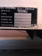 Van Weeghel Typeplaatje aanhangwagen, Auto diversen, Aanhangers en Bagagewagens, Verzenden