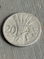 20 Heller 1928 Tsjechoslovakije, Postzegels en Munten, Munten | Europa | Niet-Euromunten, Losse munt, Overige landen, Verzenden
