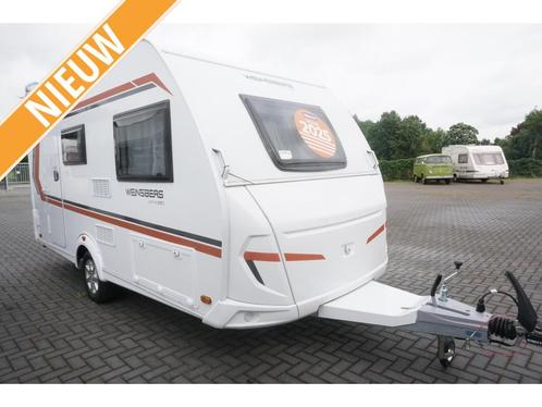 Weinsberg CaraOne Edition HOT 420 QD NIEUW / VLOERVERWARMING, Caravans en Kamperen, Caravans, Bedrijf, tot en met 4, Treinzit