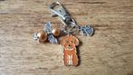 Tas/Sleutelhanger Poedel Poodle bruin met beschermengeltje, Dieren en Toebehoren, Verzenden, Nieuw
