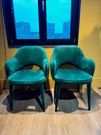 Pols Potten Chair Arms Cosy Velvet Green, Huis en Inrichting, Ophalen, Overige kleuren, Drie, Zo goed als nieuw