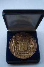 bronzen plaque penning Antwerpen gouden bruiloft, Ophalen, Brons, Buitenland