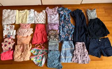 Pakkket meisjeskleding 116 Zara, Mango, hema  beschikbaar voor biedingen