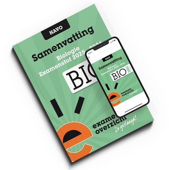 ExamenOverzicht - Samenvatting Biologie HAVO, Boeken, Schoolboeken, Nieuw, Biologie, Overige niveaus, Verzenden