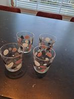 Set 4-delig IKEA glazen zwart en roze stippen, Ophalen of Verzenden, Zo goed als nieuw, Overige typen