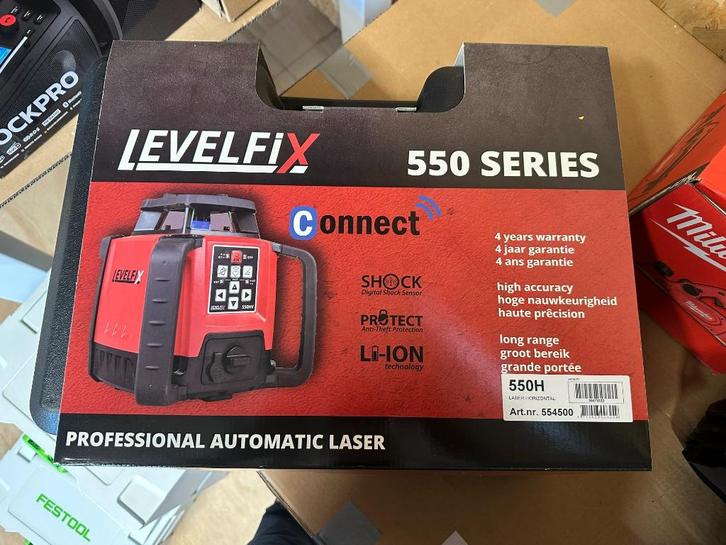Levelfix 550H Horizontale Bouwleser Zelfnivellerend 554500, Doe-het-zelf en Verbouw, Meetapparatuur, Nieuw, Multimeter, Ophalen of Verzenden