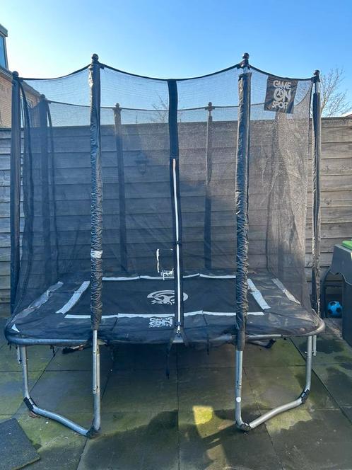 Rechthoekige trampoline van Game on Sport, Kinderen en Baby's, Speelgoed | Buiten | Trampolines, Zo goed als nieuw, Ophalen of Verzenden