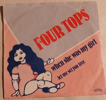 Four Tops - When She Was My Girl 7" Single beschikbaar voor biedingen